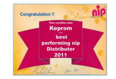 Kompanija Keprom distributer godine za brend NIP